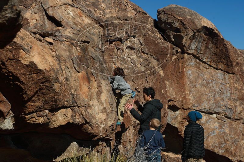 Bouldering in Hueco Tanks on 12/31/2018 with Blue Lizard Climbing and Yoga

Filename: SRM_20181231_1447410.jpg
Aperture: f/6.3
Shutter Speed: 1/500
Body: Canon EOS-1D Mark II
Lens: Canon EF 50mm f/1.8 II