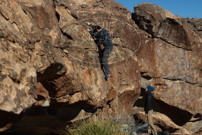 Bouldering in Hueco Tanks on 12/31/2018 with Blue Lizard Climbing and Yoga

Filename: SRM_20181231_1456480.jpg
Aperture: f/5.6
Shutter Speed: 1/500
Body: Canon EOS-1D Mark II
Lens: Canon EF 50mm f/1.8 II