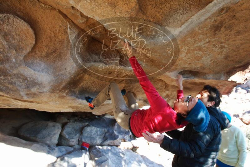 Bouldering in Hueco Tanks on 12/31/2018 with Blue Lizard Climbing and Yoga

Filename: SRM_20181231_1558430.jpg
Aperture: f/5.0
Shutter Speed: 1/250
Body: Canon EOS-1D Mark II
Lens: Canon EF 16-35mm f/2.8 L