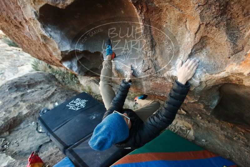 Bouldering in Hueco Tanks on 12/31/2018 with Blue Lizard Climbing and Yoga

Filename: SRM_20181231_1702511.jpg
Aperture: f/3.5
Shutter Speed: 1/250
Body: Canon EOS-1D Mark II
Lens: Canon EF 16-35mm f/2.8 L
