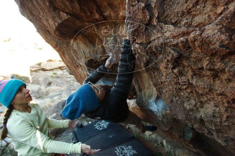 Bouldering in Hueco Tanks on 12/31/2018 with Blue Lizard Climbing and Yoga
Filename: SRM_20181231_1713120.jpg
Aperture: f/5.0
Shutter Speed: 1/200
Body: Canon EOS-1D Mark II
Lens: Canon EF 16-35mm f/2.8 L