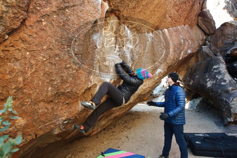 Bouldering in Hueco Tanks on 01/02/2019 with Blue Lizard Climbing and Yoga

Filename: SRM_20190102_1026490.jpg
Aperture: f/5.0
Shutter Speed: 1/250
Body: Canon EOS-1D Mark II
Lens: Canon EF 16-35mm f/2.8 L