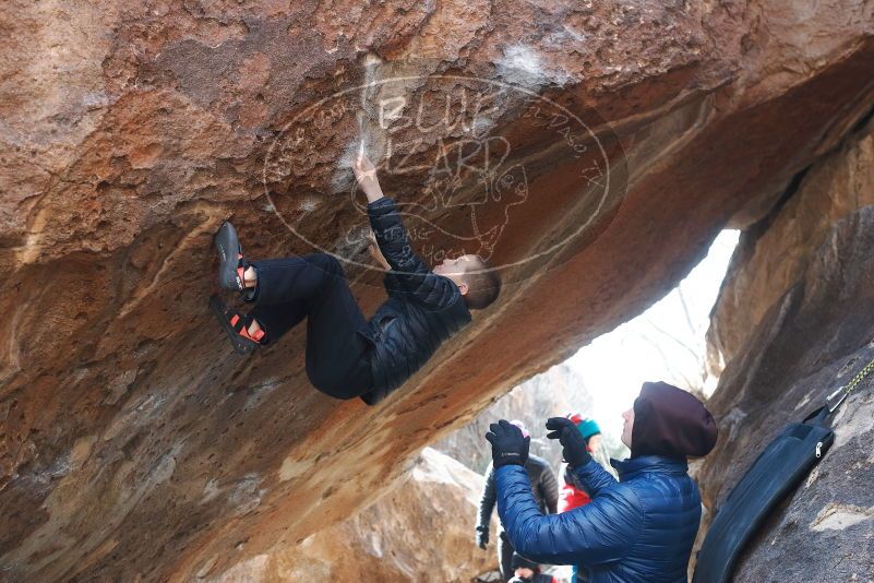 Bouldering in Hueco Tanks on 01/02/2019 with Blue Lizard Climbing and Yoga
Filename: SRM_20190102_1229370.jpg
Aperture: f/4.5
Shutter Speed: 1/320
Body: Canon EOS-1D Mark II
Lens: Canon EF 50mm f/1.8 II