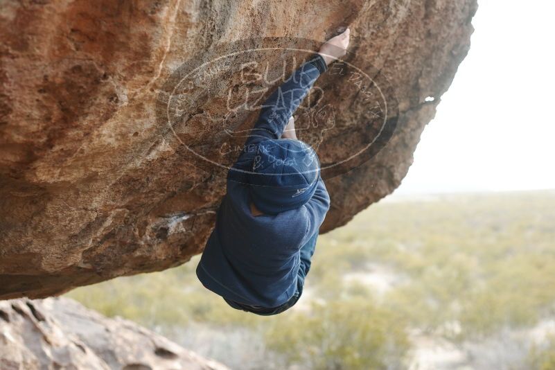 Bouldering in Hueco Tanks on 01/02/2019 with Blue Lizard Climbing and Yoga
Filename: SRM_20190102_1451220.jpg
Aperture: f/3.2
Shutter Speed: 1/400
Body: Canon EOS-1D Mark II
Lens: Canon EF 50mm f/1.8 II