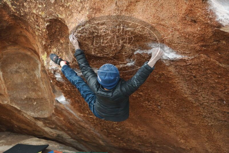 Bouldering in Hueco Tanks on 01/02/2019 with Blue Lizard Climbing and Yoga
Filename: SRM_20190102_1712130.jpg
Aperture: f/2.8
Shutter Speed: 1/250
Body: Canon EOS-1D Mark II
Lens: Canon EF 50mm f/1.8 II