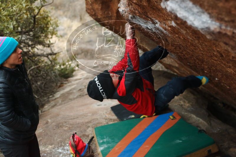 Bouldering in Hueco Tanks on 01/02/2019 with Blue Lizard Climbing and Yoga

Filename: SRM_20190102_1715500.jpg
Aperture: f/3.5
Shutter Speed: 1/250
Body: Canon EOS-1D Mark II
Lens: Canon EF 50mm f/1.8 II