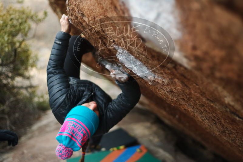 Bouldering in Hueco Tanks on 01/02/2019 with Blue Lizard Climbing and Yoga

Filename: SRM_20190102_1718111.jpg
Aperture: f/2.2
Shutter Speed: 1/320
Body: Canon EOS-1D Mark II
Lens: Canon EF 50mm f/1.8 II