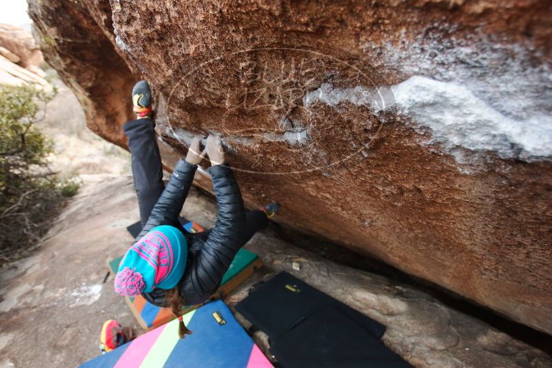 Bouldering in Hueco Tanks on 01/02/2019 with Blue Lizard Climbing and Yoga
Filename: SRM_20190102_1734150.jpg
Aperture: f/4.0
Shutter Speed: 1/160
Body: Canon EOS-1D Mark II
Lens: Canon EF 16-35mm f/2.8 L