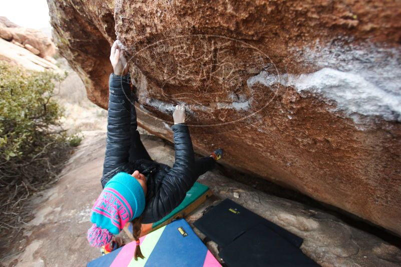 Bouldering in Hueco Tanks on 01/02/2019 with Blue Lizard Climbing and Yoga

Filename: SRM_20190102_1734190.jpg
Aperture: f/4.0
Shutter Speed: 1/160
Body: Canon EOS-1D Mark II
Lens: Canon EF 16-35mm f/2.8 L