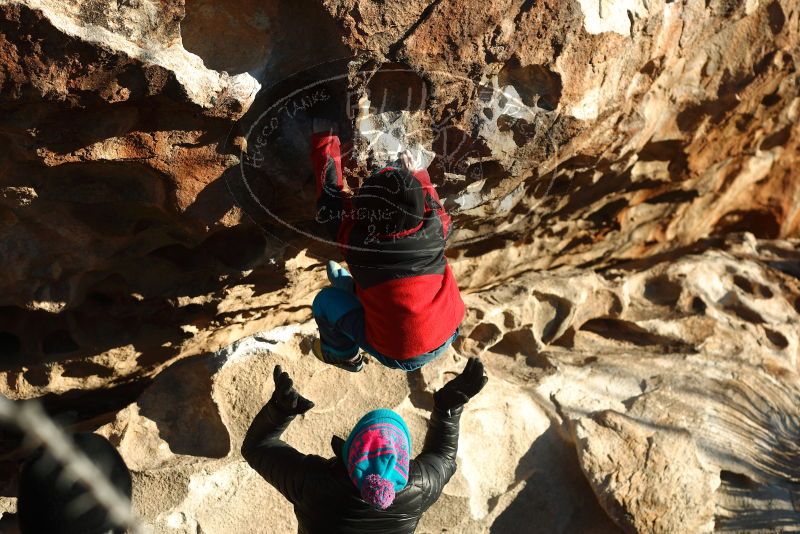 Bouldering in Hueco Tanks on 01/01/2019 with Blue Lizard Climbing and Yoga
Filename: SRM_20190101_1712430.jpg
Aperture: f/4.0
Shutter Speed: 1/320
Body: Canon EOS-1D Mark II
Lens: Canon EF 50mm f/1.8 II