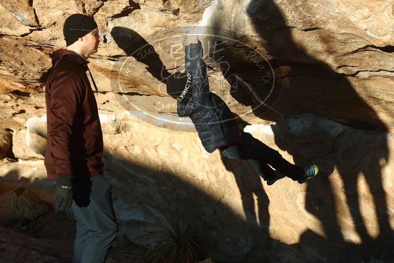 Bouldering in Hueco Tanks on 01/01/2019 with Blue Lizard Climbing and Yoga

Filename: SRM_20190101_1722090.jpg
Aperture: f/4.0
Shutter Speed: 1/320
Body: Canon EOS-1D Mark II
Lens: Canon EF 50mm f/1.8 II