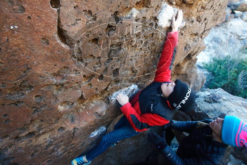 Bouldering in Hueco Tanks on 12/31/2018 with Blue Lizard Climbing and Yoga
Filename: SRM_20181231_1234220.jpg
Aperture: f/4.5
Shutter Speed: 1/250
Body: Canon EOS-1D Mark II
Lens: Canon EF 16-35mm f/2.8 L