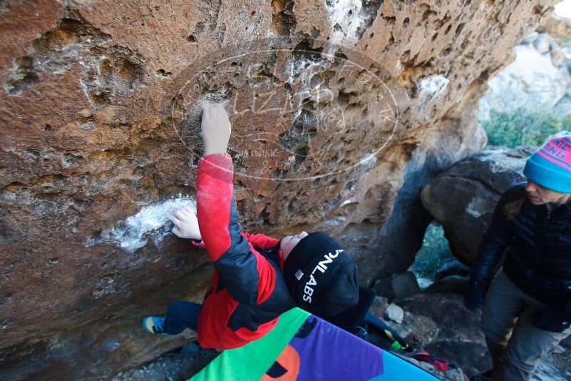 Bouldering in Hueco Tanks on 12/31/2018 with Blue Lizard Climbing and Yoga

Filename: SRM_20181231_1242120.jpg
Aperture: f/4.0
Shutter Speed: 1/250
Body: Canon EOS-1D Mark II
Lens: Canon EF 16-35mm f/2.8 L