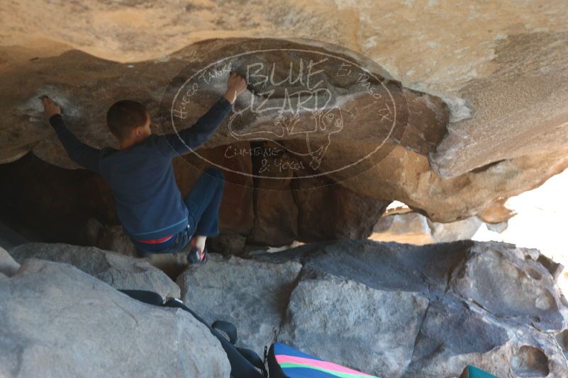 Bouldering in Hueco Tanks on 12/31/2018 with Blue Lizard Climbing and Yoga

Filename: SRM_20181231_1506190.jpg
Aperture: f/4.0
Shutter Speed: 1/40
Body: Canon EOS-1D Mark II
Lens: Canon EF 50mm f/1.8 II