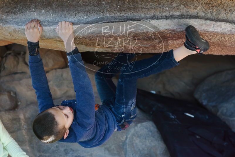 Bouldering in Hueco Tanks on 12/31/2018 with Blue Lizard Climbing and Yoga

Filename: SRM_20181231_1515411.jpg
Aperture: f/4.0
Shutter Speed: 1/250
Body: Canon EOS-1D Mark II
Lens: Canon EF 50mm f/1.8 II