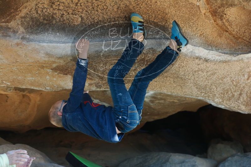Bouldering in Hueco Tanks on 12/31/2018 with Blue Lizard Climbing and Yoga

Filename: SRM_20181231_1517590.jpg
Aperture: f/4.0
Shutter Speed: 1/250
Body: Canon EOS-1D Mark II
Lens: Canon EF 50mm f/1.8 II