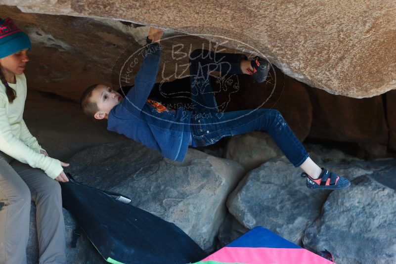 Bouldering in Hueco Tanks on 12/31/2018 with Blue Lizard Climbing and Yoga
Filename: SRM_20181231_1535570.jpg
Aperture: f/4.0
Shutter Speed: 1/250
Body: Canon EOS-1D Mark II
Lens: Canon EF 50mm f/1.8 II