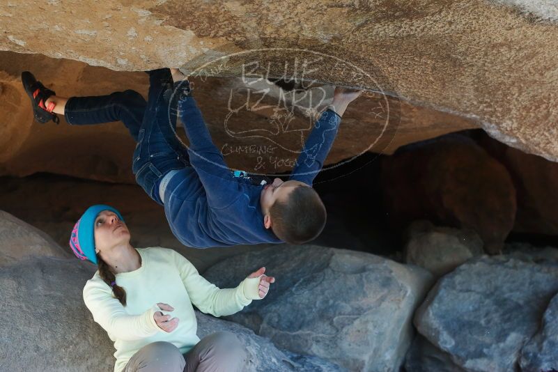 Bouldering in Hueco Tanks on 12/31/2018 with Blue Lizard Climbing and Yoga

Filename: SRM_20181231_1536070.jpg
Aperture: f/4.0
Shutter Speed: 1/250
Body: Canon EOS-1D Mark II
Lens: Canon EF 50mm f/1.8 II