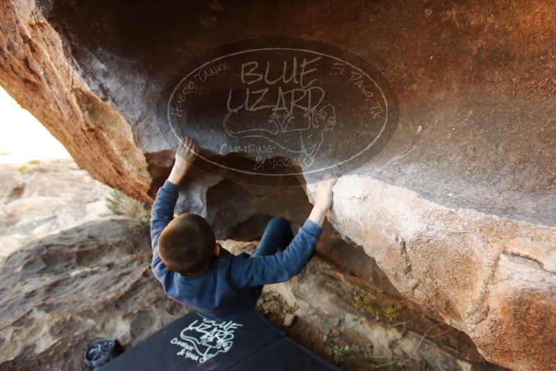 Bouldering in Hueco Tanks on 12/31/2018 with Blue Lizard Climbing and Yoga

Filename: SRM_20181231_1646421.jpg
Aperture: f/4.0
Shutter Speed: 1/200
Body: Canon EOS-1D Mark II
Lens: Canon EF 16-35mm f/2.8 L