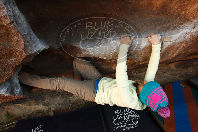 Bouldering in Hueco Tanks on 12/31/2018 with Blue Lizard Climbing and Yoga

Filename: SRM_20181231_1655410.jpg
Aperture: f/5.0
Shutter Speed: 1/250
Body: Canon EOS-1D Mark II
Lens: Canon EF 16-35mm f/2.8 L