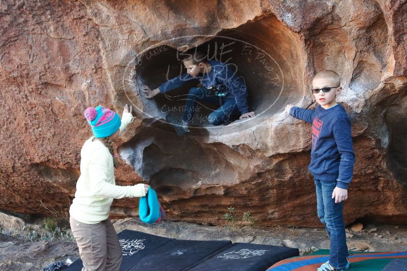 Bouldering in Hueco Tanks on 12/31/2018 with Blue Lizard Climbing and Yoga
Filename: SRM_20181231_1708070.jpg
Aperture: f/5.6
Shutter Speed: 1/100
Body: Canon EOS-1D Mark II
Lens: Canon EF 16-35mm f/2.8 L
