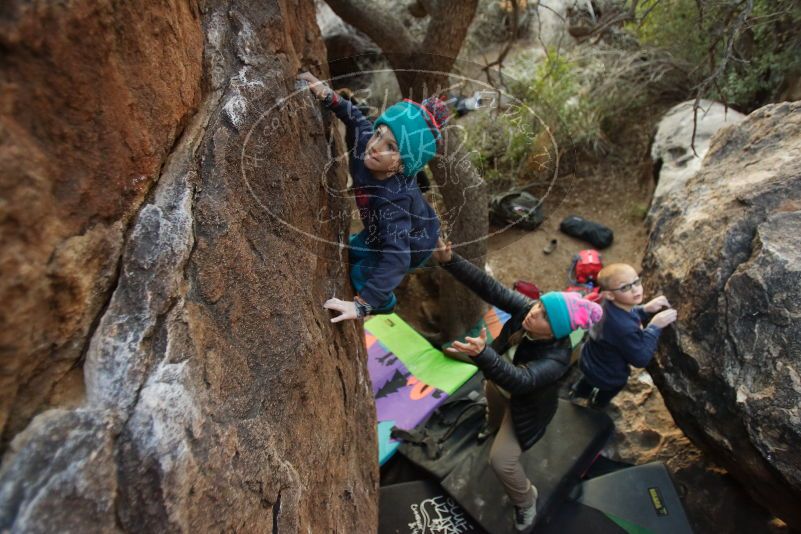 Bouldering in Hueco Tanks on 12/31/2018 with Blue Lizard Climbing and Yoga
Filename: SRM_20181231_1802131.jpg
Aperture: f/2.8
Shutter Speed: 1/100
Body: Canon EOS-1D Mark II
Lens: Canon EF 16-35mm f/2.8 L