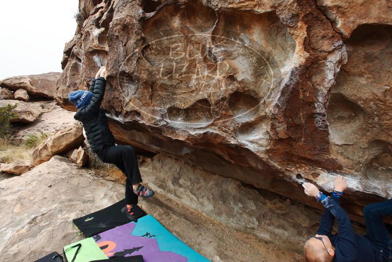 Bouldering in Hueco Tanks on 12/28/2018 with Blue Lizard Climbing and Yoga

Filename: SRM_20181228_0959360.jpg
Aperture: f/5.6
Shutter Speed: 1/200
Body: Canon EOS-1D Mark II
Lens: Canon EF 16-35mm f/2.8 L