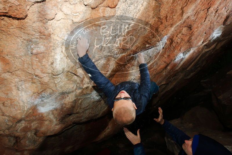 Bouldering in Hueco Tanks on 12/28/2018 with Blue Lizard Climbing and Yoga

Filename: SRM_20181228_1157430.jpg
Aperture: f/8.0
Shutter Speed: 1/250
Body: Canon EOS-1D Mark II
Lens: Canon EF 16-35mm f/2.8 L