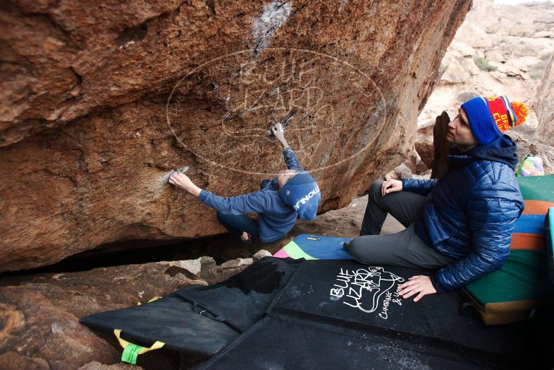 Bouldering in Hueco Tanks on 12/28/2018 with Blue Lizard Climbing and Yoga

Filename: SRM_20181228_1249310.jpg
Aperture: f/3.2
Shutter Speed: 1/200
Body: Canon EOS-1D Mark II
Lens: Canon EF 16-35mm f/2.8 L