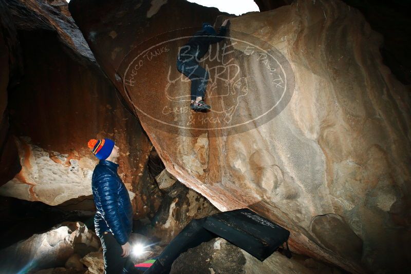 Bouldering in Hueco Tanks on 12/28/2018 with Blue Lizard Climbing and Yoga

Filename: SRM_20181228_1427130.jpg
Aperture: f/8.0
Shutter Speed: 1/250
Body: Canon EOS-1D Mark II
Lens: Canon EF 16-35mm f/2.8 L