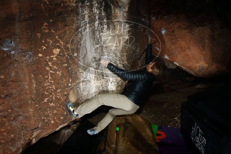 Bouldering in Hueco Tanks on 12/28/2018 with Blue Lizard Climbing and Yoga

Filename: SRM_20181228_1456170.jpg
Aperture: f/8.0
Shutter Speed: 1/250
Body: Canon EOS-1D Mark II
Lens: Canon EF 16-35mm f/2.8 L