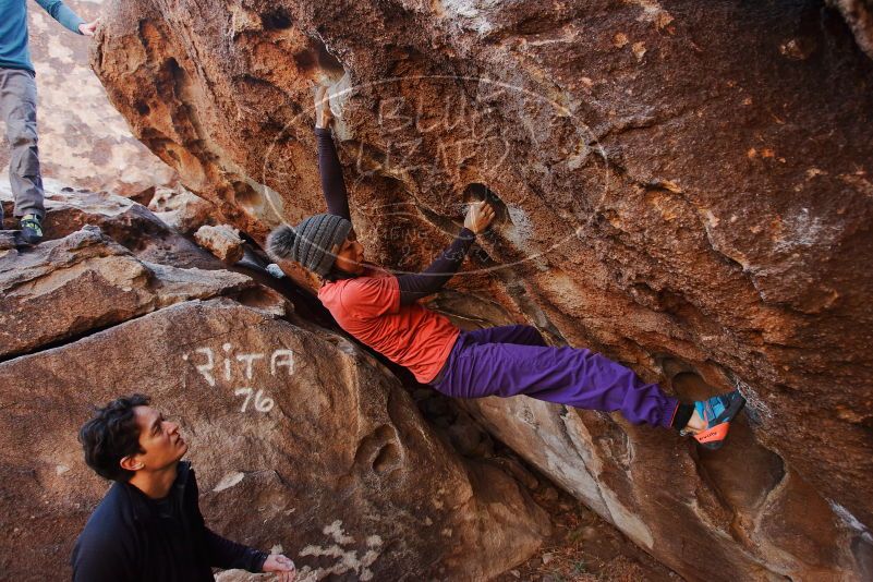 Bouldering in Hueco Tanks on 01/05/2019 with Blue Lizard Climbing and Yoga

Filename: SRM_20190105_1050480.jpg
Aperture: f/4.5
Shutter Speed: 1/200
Body: Canon EOS-1D Mark II
Lens: Canon EF 16-35mm f/2.8 L