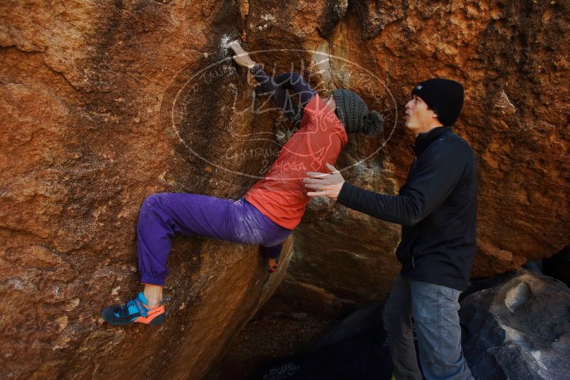 Bouldering in Hueco Tanks on 01/05/2019 with Blue Lizard Climbing and Yoga
Filename: SRM_20190105_1230240.jpg
Aperture: f/4.5
Shutter Speed: 1/200
Body: Canon EOS-1D Mark II
Lens: Canon EF 16-35mm f/2.8 L