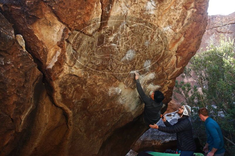 Bouldering in Hueco Tanks on 01/05/2019 with Blue Lizard Climbing and Yoga

Filename: SRM_20190105_1401293.jpg
Aperture: f/5.0
Shutter Speed: 1/250
Body: Canon EOS-1D Mark II
Lens: Canon EF 16-35mm f/2.8 L