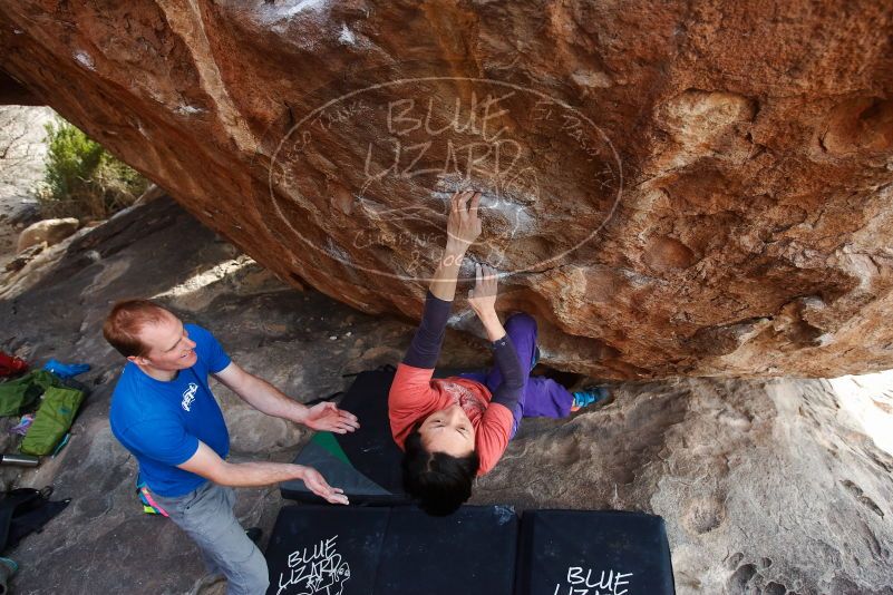 Bouldering in Hueco Tanks on 01/05/2019 with Blue Lizard Climbing and Yoga
Filename: SRM_20190105_1609550.jpg
Aperture: f/4.5
Shutter Speed: 1/250
Body: Canon EOS-1D Mark II
Lens: Canon EF 16-35mm f/2.8 L