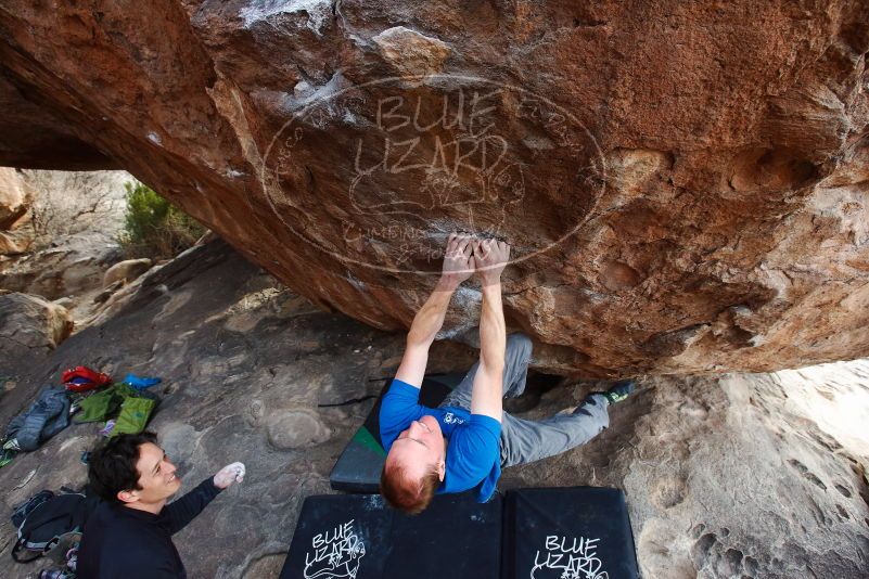 Bouldering in Hueco Tanks on 01/05/2019 with Blue Lizard Climbing and Yoga
Filename: SRM_20190105_1615500.jpg
Aperture: f/5.6
Shutter Speed: 1/200
Body: Canon EOS-1D Mark II
Lens: Canon EF 16-35mm f/2.8 L