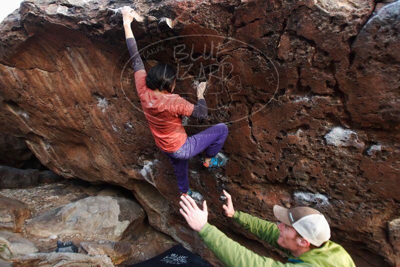 Bouldering in Hueco Tanks on 01/05/2019 with Blue Lizard Climbing and Yoga
Filename: SRM_20190105_1812351.jpg
Aperture: f/2.8
Shutter Speed: 1/125
Body: Canon EOS-1D Mark II
Lens: Canon EF 16-35mm f/2.8 L