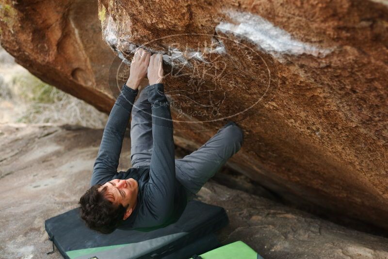 Bouldering in Hueco Tanks on 01/06/2019 with Blue Lizard Climbing and Yoga

Filename: SRM_20190106_1310100.jpg
Aperture: f/2.8
Shutter Speed: 1/500
Body: Canon EOS-1D Mark II
Lens: Canon EF 50mm f/1.8 II