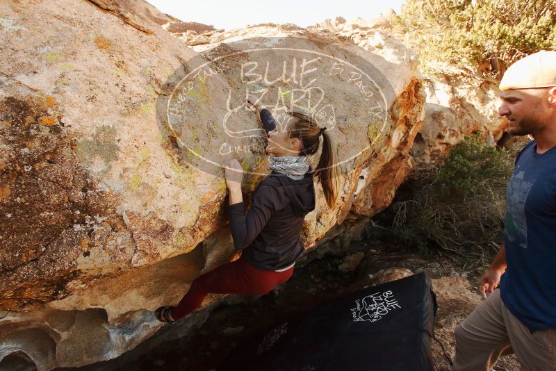 Bouldering in Hueco Tanks on 01/12/2019 with Blue Lizard Climbing and Yoga
Filename: SRM_20190112_1106220.jpg
Aperture: f/8.0
Shutter Speed: 1/200
Body: Canon EOS-1D Mark II
Lens: Canon EF 16-35mm f/2.8 L