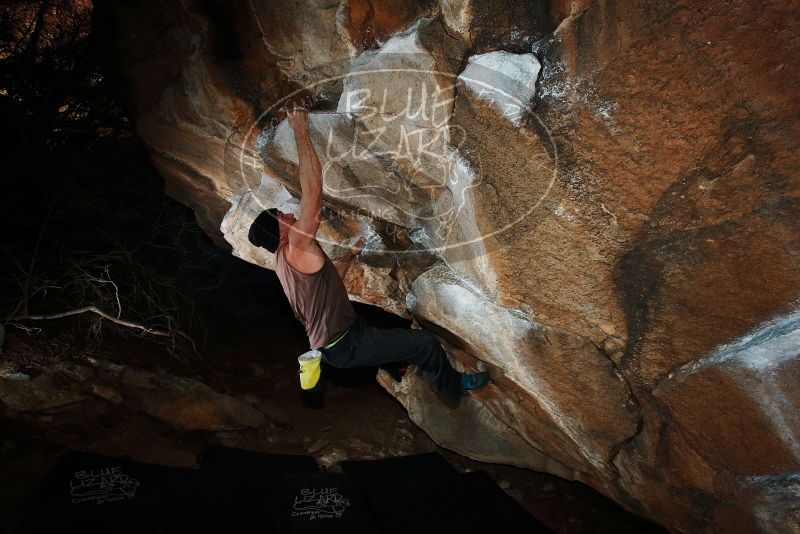 Bouldering in Hueco Tanks on 01/13/2019 with Blue Lizard Climbing and Yoga

Filename: SRM_20190113_1727460.jpg
Aperture: f/8.0
Shutter Speed: 1/250
Body: Canon EOS-1D Mark II
Lens: Canon EF 16-35mm f/2.8 L