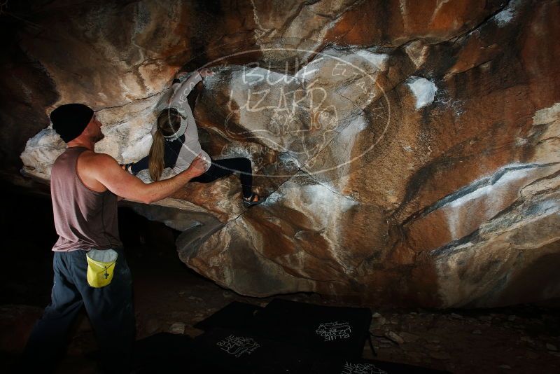 Bouldering in Hueco Tanks on 01/13/2019 with Blue Lizard Climbing and Yoga
Filename: SRM_20190113_1740310.jpg
Aperture: f/8.0
Shutter Speed: 1/250
Body: Canon EOS-1D Mark II
Lens: Canon EF 16-35mm f/2.8 L