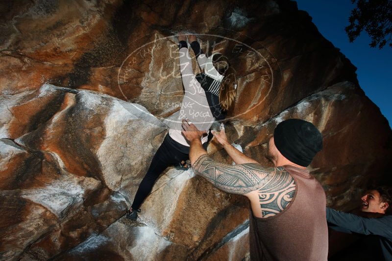 Bouldering in Hueco Tanks on 01/13/2019 with Blue Lizard Climbing and Yoga

Filename: SRM_20190113_1752450.jpg
Aperture: f/8.0
Shutter Speed: 1/250
Body: Canon EOS-1D Mark II
Lens: Canon EF 16-35mm f/2.8 L