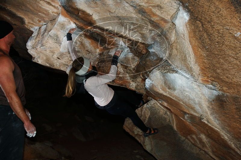 Bouldering in Hueco Tanks on 01/13/2019 with Blue Lizard Climbing and Yoga

Filename: SRM_20190113_1805110.jpg
Aperture: f/8.0
Shutter Speed: 1/250
Body: Canon EOS-1D Mark II
Lens: Canon EF 16-35mm f/2.8 L