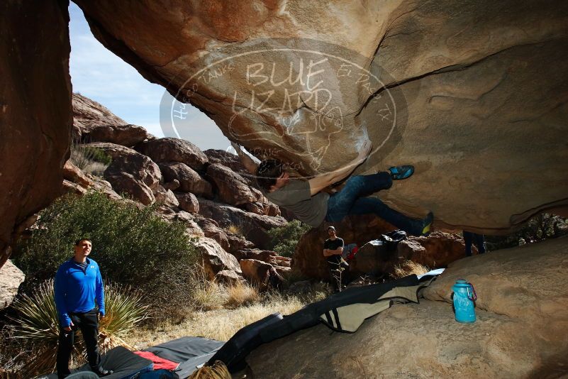 Bouldering in Hueco Tanks on 01/14/2019 with Blue Lizard Climbing and Yoga
Filename: SRM_20190114_1340160.jpg
Aperture: f/8.0
Shutter Speed: 1/250
Body: Canon EOS-1D Mark II
Lens: Canon EF 16-35mm f/2.8 L