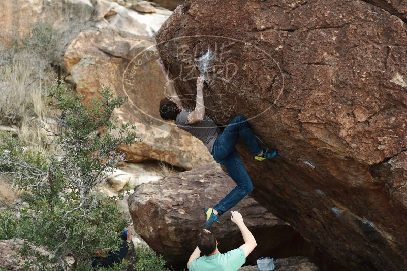 Bouldering in Hueco Tanks on 01/14/2019 with Blue Lizard Climbing and Yoga

Filename: SRM_20190114_1649110.jpg
Aperture: f/3.2
Shutter Speed: 1/320
Body: Canon EOS-1D Mark II
Lens: Canon EF 50mm f/1.8 II