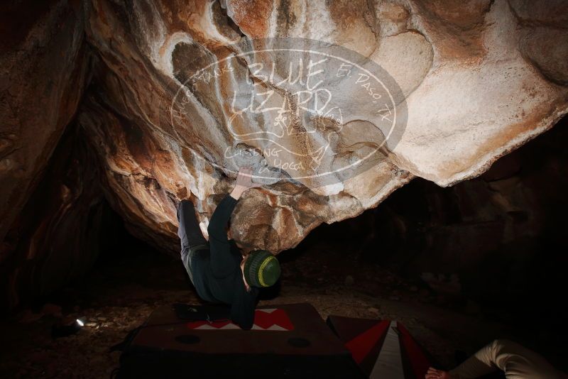 Bouldering in Hueco Tanks on 01/18/2019 with Blue Lizard Climbing and Yoga
Filename: SRM_20190118_1404090.jpg
Aperture: f/8.0
Shutter Speed: 1/250
Body: Canon EOS-1D Mark II
Lens: Canon EF 16-35mm f/2.8 L