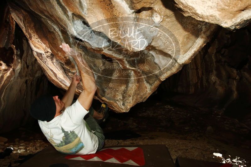 Bouldering in Hueco Tanks on 01/18/2019 with Blue Lizard Climbing and Yoga

Filename: SRM_20190118_1444110.jpg
Aperture: f/8.0
Shutter Speed: 1/250
Body: Canon EOS-1D Mark II
Lens: Canon EF 16-35mm f/2.8 L