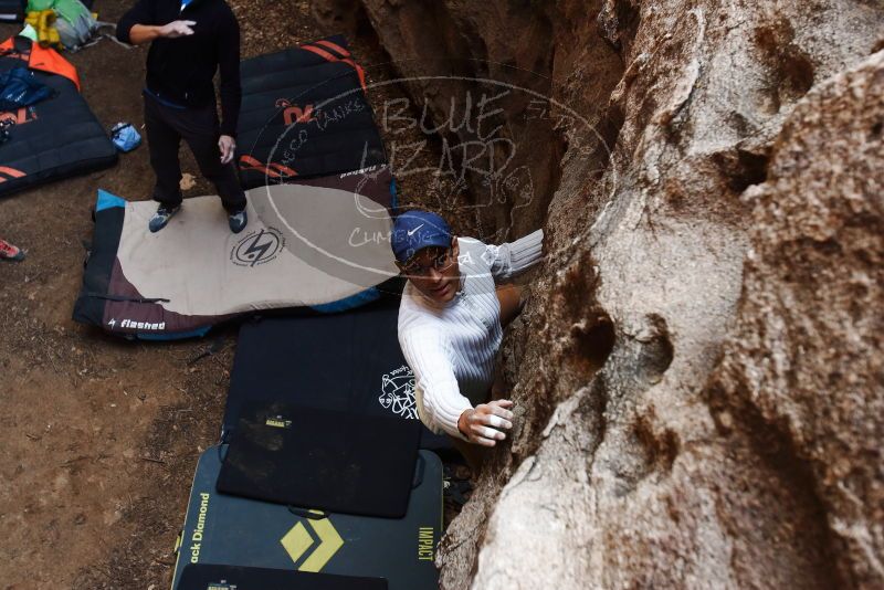 Bouldering in Hueco Tanks on 01/18/2019 with Blue Lizard Climbing and Yoga
Filename: SRM_20190118_1230060.jpg
Aperture: f/4.0
Shutter Speed: 1/200
Body: Canon EOS-1D Mark II
Lens: Canon EF 16-35mm f/2.8 L