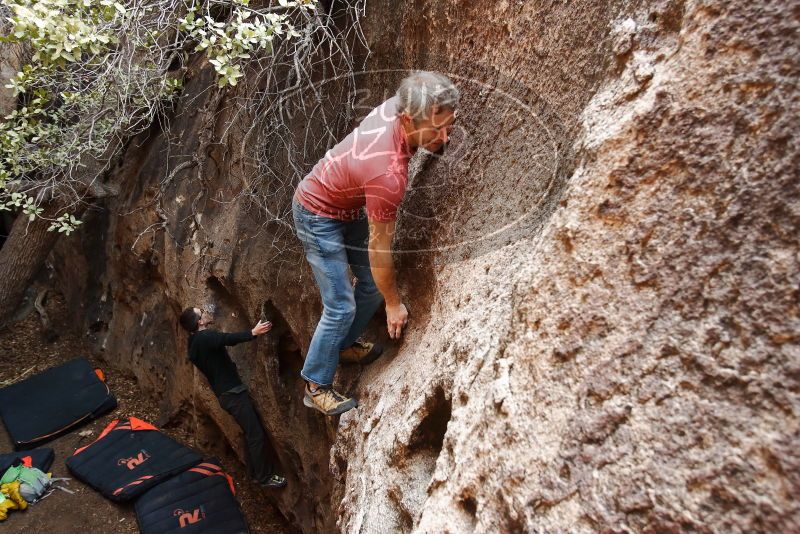 Bouldering in Hueco Tanks on 01/18/2019 with Blue Lizard Climbing and Yoga
Filename: SRM_20190118_1237030.jpg
Aperture: f/4.5
Shutter Speed: 1/125
Body: Canon EOS-1D Mark II
Lens: Canon EF 16-35mm f/2.8 L