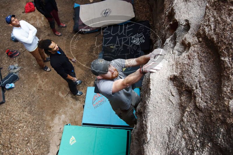 Bouldering in Hueco Tanks on 01/18/2019 with Blue Lizard Climbing and Yoga
Filename: SRM_20190118_1237590.jpg
Aperture: f/5.0
Shutter Speed: 1/125
Body: Canon EOS-1D Mark II
Lens: Canon EF 16-35mm f/2.8 L